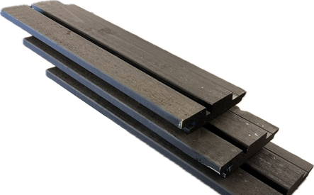 Vuren dubbel rhombus zwart