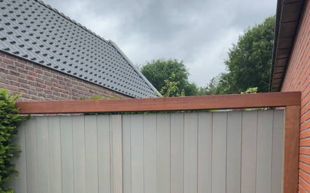 Poort 3 Dubbel vertikaal red cedar