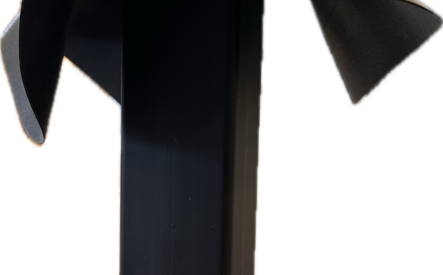 EPDM HWA  60 x 80mm met flap, 90 graden