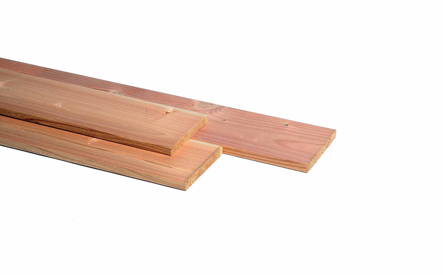 Plank 16x145mm, geschaafd, Douglas