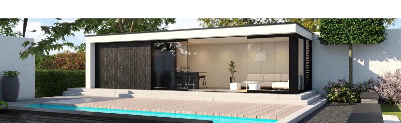 High-End Poolhouse