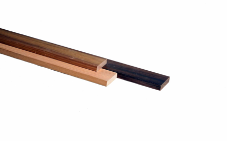 Rhombusprofiel, 18x168mm, geschaafd, Red cedar