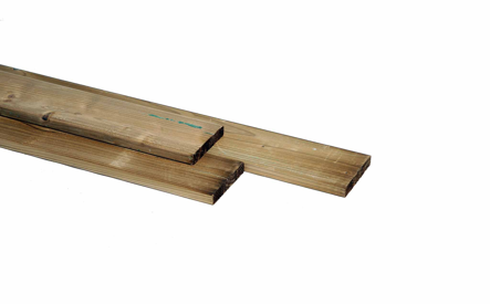 Plank 18x145mm, geschaafd, geimpregneerd vuren